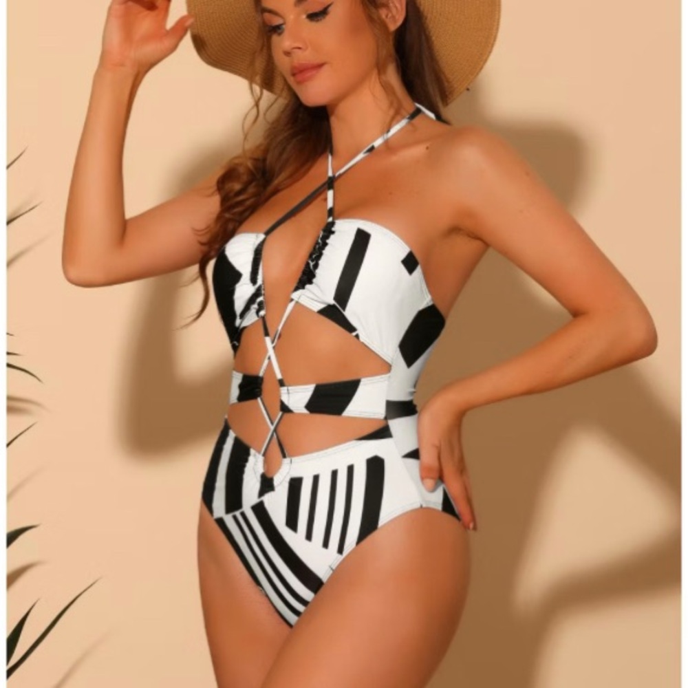Stylish Black and White Kids One Piece